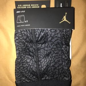 Air Jordan Men’s Briefs (Black & Gray)